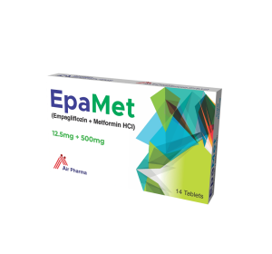 Epamet 12.5/500 mg (14's)