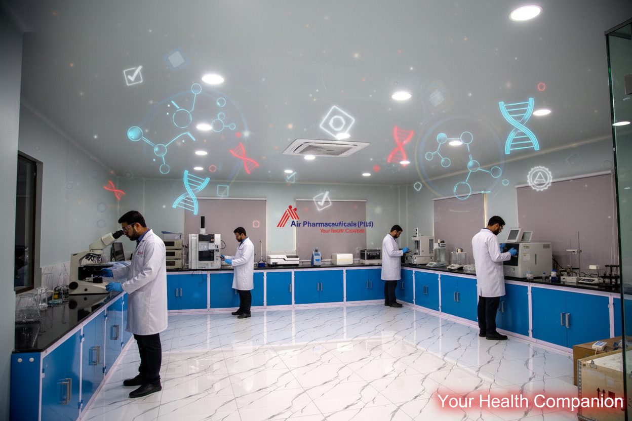Air Pharma scientists at work